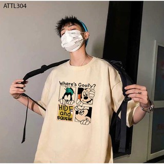 ÁO THUN TAY LỠ CÓ SIZE IN HỌA TIẾT HOẠT HÌNH SIÊU DỄ THƯƠNG - ATTL304