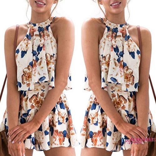 Thời Trang Jumpsuit Ngắn Đi Biển Cho Nữ