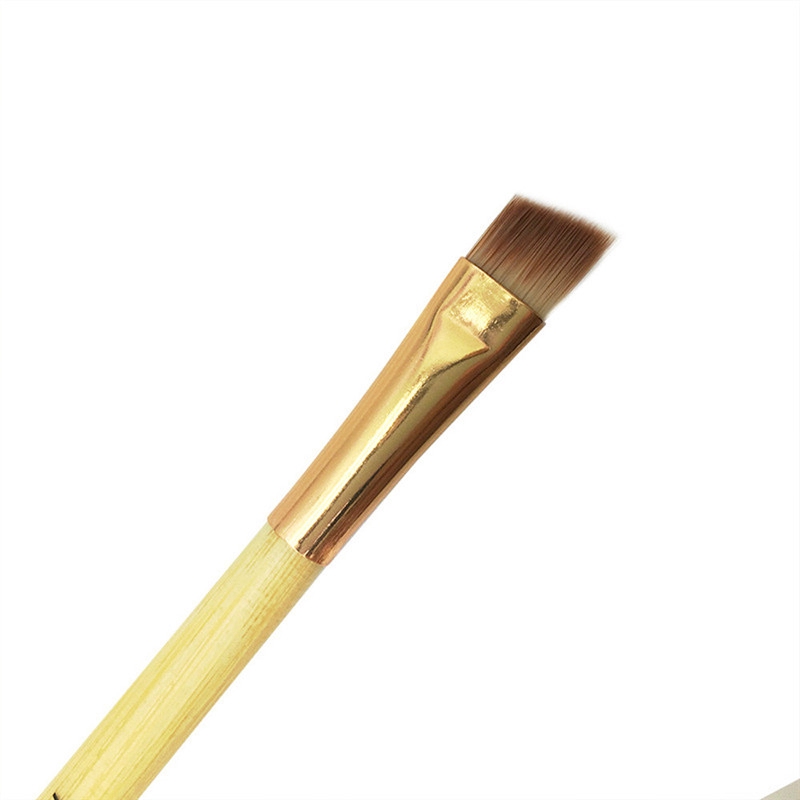 Cọ vẽ chân mày 2 đầu cán gỗ tiện lợi cho trang điểm