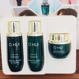 Sét mini Ohui xanh 3 món hàng văn phòng Hàn Quốc