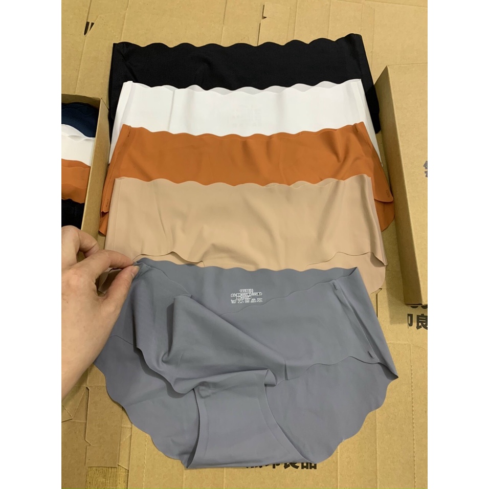 Quần lót nữ đúc su thun lạnh trơn không đường may kháng khuẩn