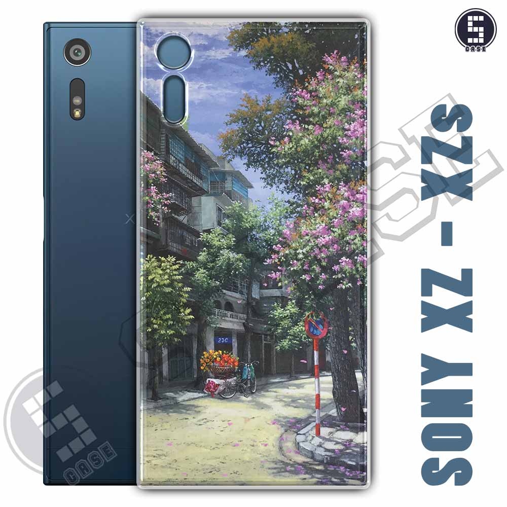 Ốp điện thoại Sony XZ / Sony XZs Dẻo Chống Shock Nhiều Mẫu Tuyển Tập 11 Phố Cổ Sơn Dầu A1407-CL11