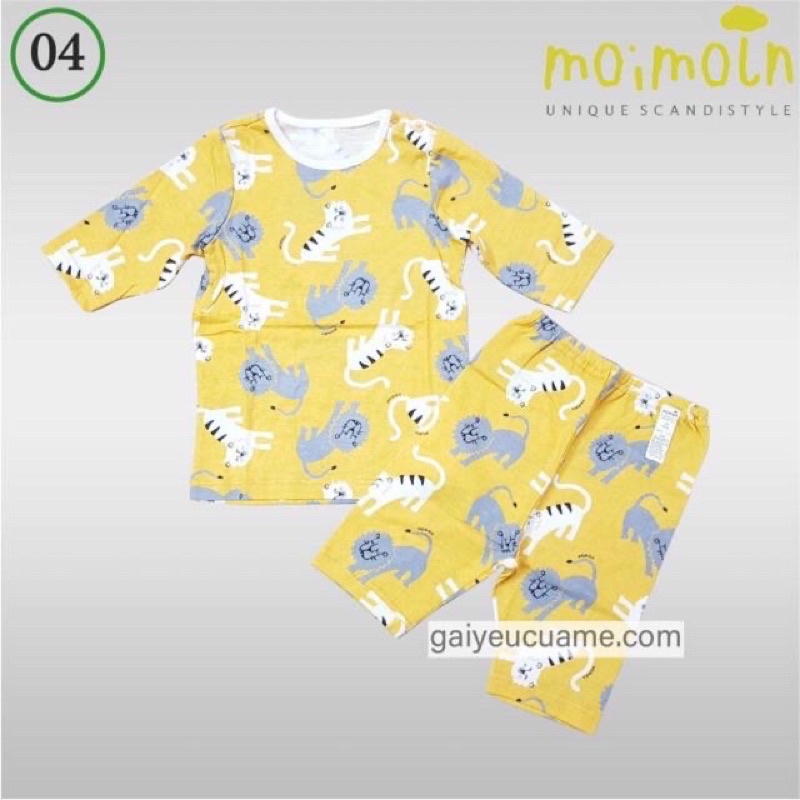 Bộ Lửng Bé Gái Bé Trai Cao Cấp Hàn Quốc Moimoln Bộ Đồ Mặc Thu Cho Bé 6 Tháng - 4 Tuổi