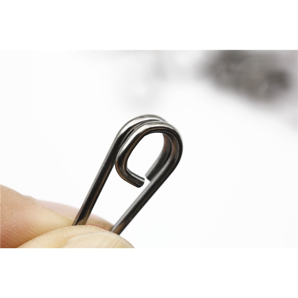 Set 50 khuyên nối mồi câu cá 16 18 21mm bằng thép không gỉ