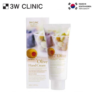 KEM DƯỠNG DA TAY OLIVE HAND CREAM 3W CLINIC 100ML