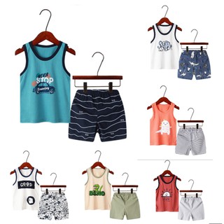 Bộ ba lỗ bé trai chất cotton