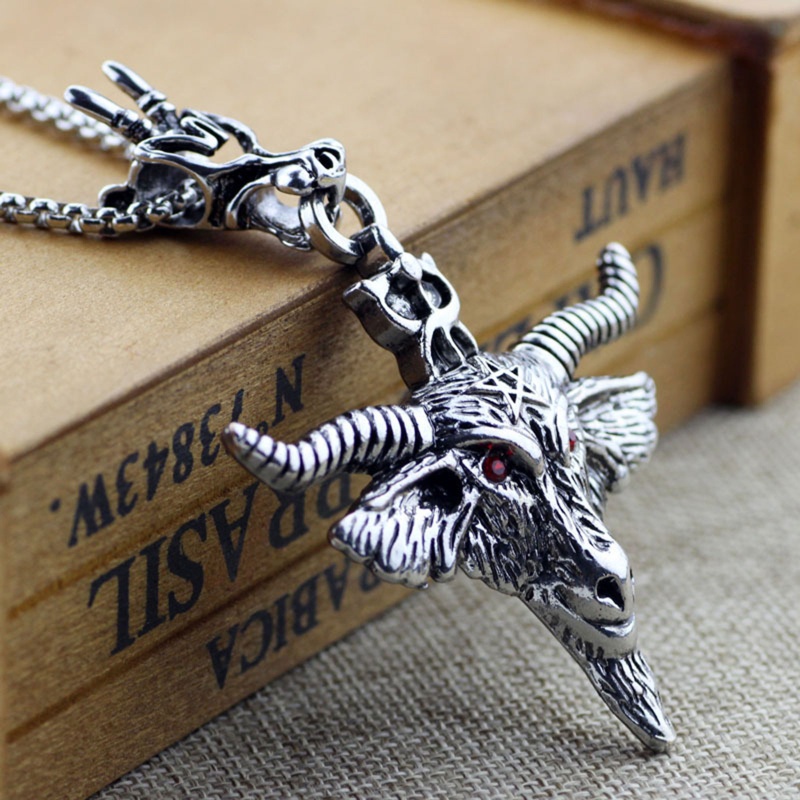 Vòng cổ Kim Loại Mặt Hình Đầu Động Vật Thời Trang