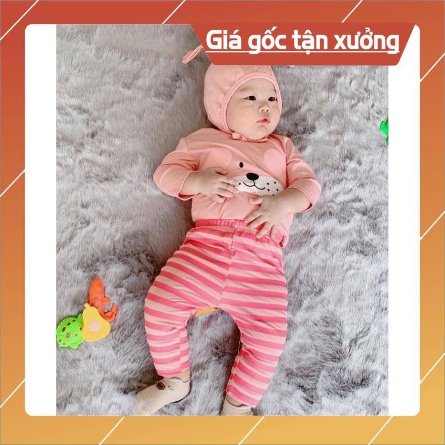 Bộ tai thỏ thu đông QUỐC DÂN bé trai bé gái MINKY MOM [GÍA GIẢM SÂU] đồ bộ dài tay trẻ em kèm mũ nón 100% chất thun lạnh