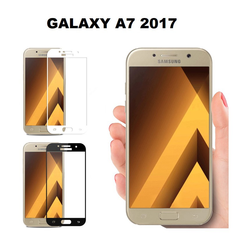 Dán kính cường lực full màn hình Samsung Galaxy A7 2017 A720