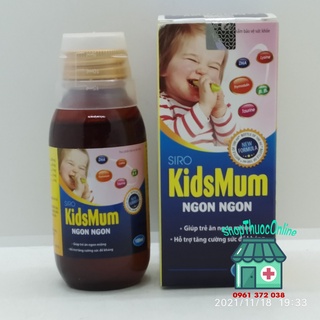 Siro Kidsmum Ngon Ngon - Siro giúp trẻ ăn ngon miệng chai 100ml