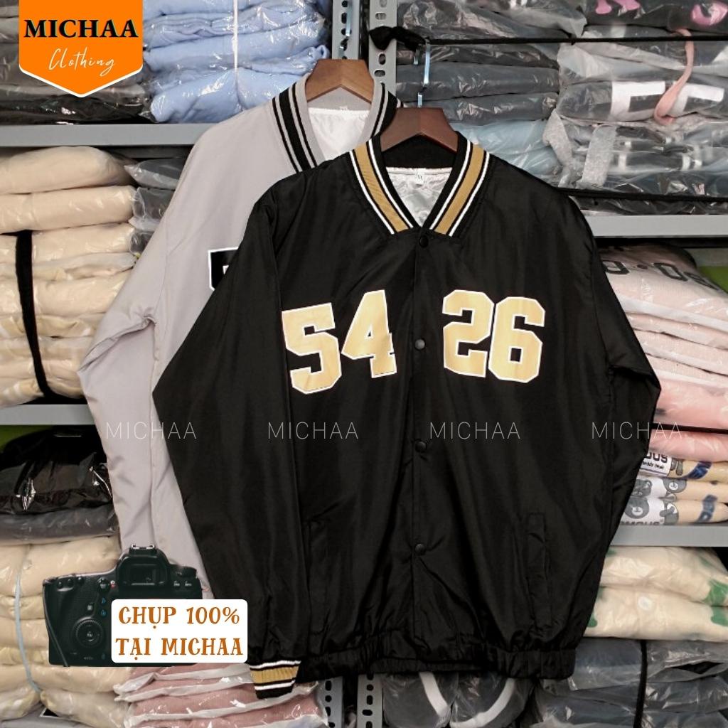 Áo Khoác Bomber Dù 5426 Nam Nữ Ulzzang Unisex 2 Lớp Kiểu Basic Form Rộng - MICHAA