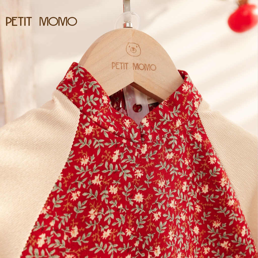 Bộ Áo Dài Hoa Nhí Phối Tay Cho Bé Gái (16 tuổi) PETIT MOMO P0187/P0188