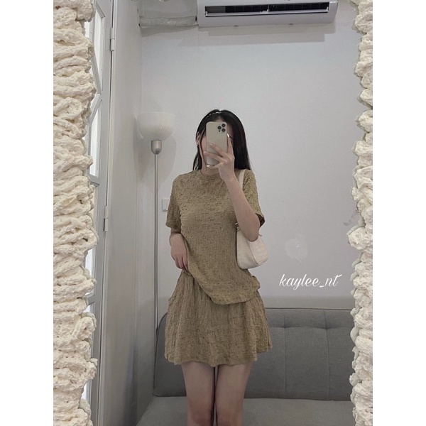 Set áo mix chân váy xoè 2 lớp chất xốp | BigBuy360 - bigbuy360.vn