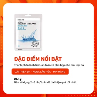 Mặt Nạ Lebelage Aqua Solution Mask Pack Moisturizing Moisture Cấp Nước 25g
