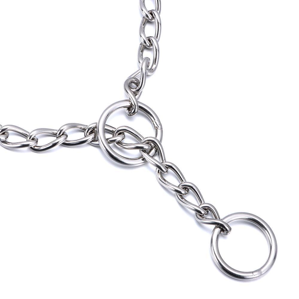 Vòng Cổ Bằng Thép Không Gỉ Chống Trượt Cho Thú Cưng