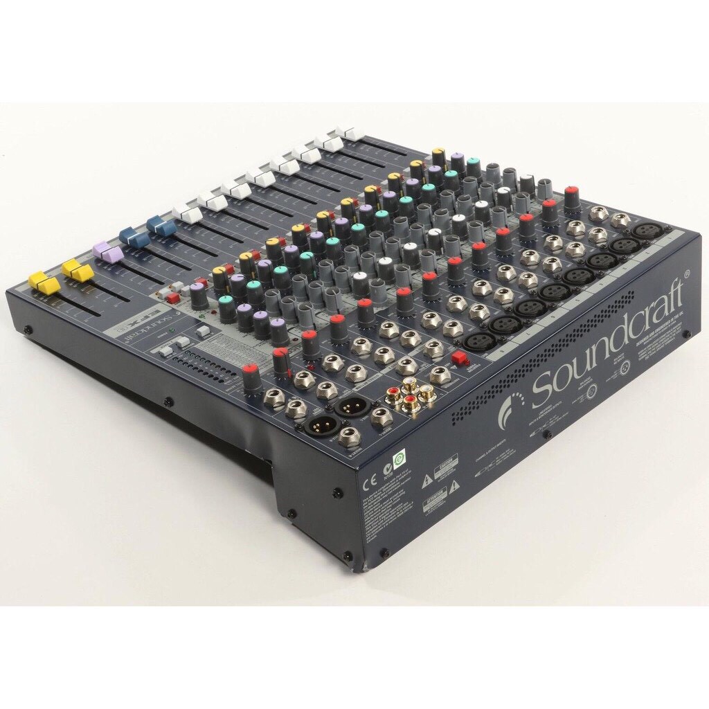 [MẪU MỚI] Bàn mixer soundcard CRAFT EFX8 (vang số EFX 8) hỗ trợ âm thanh hát karaoke,livetream fb, bộ vi xử lý AudioDNA