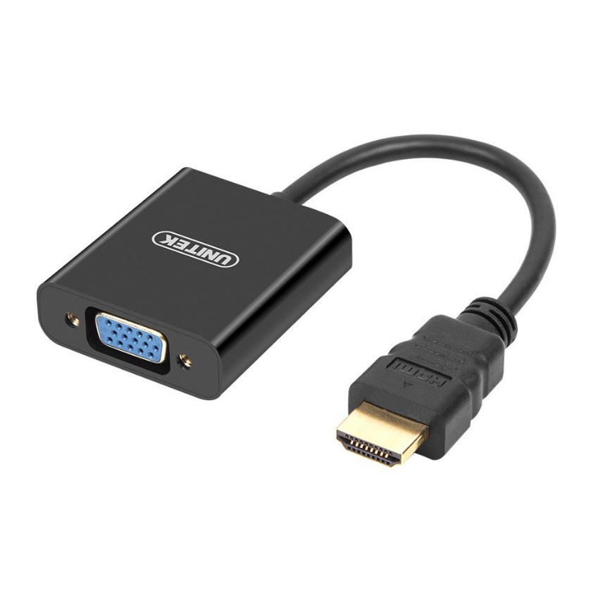 Cáp chuyển HDMI to VGA hiệu Unitek cao cấp có audio