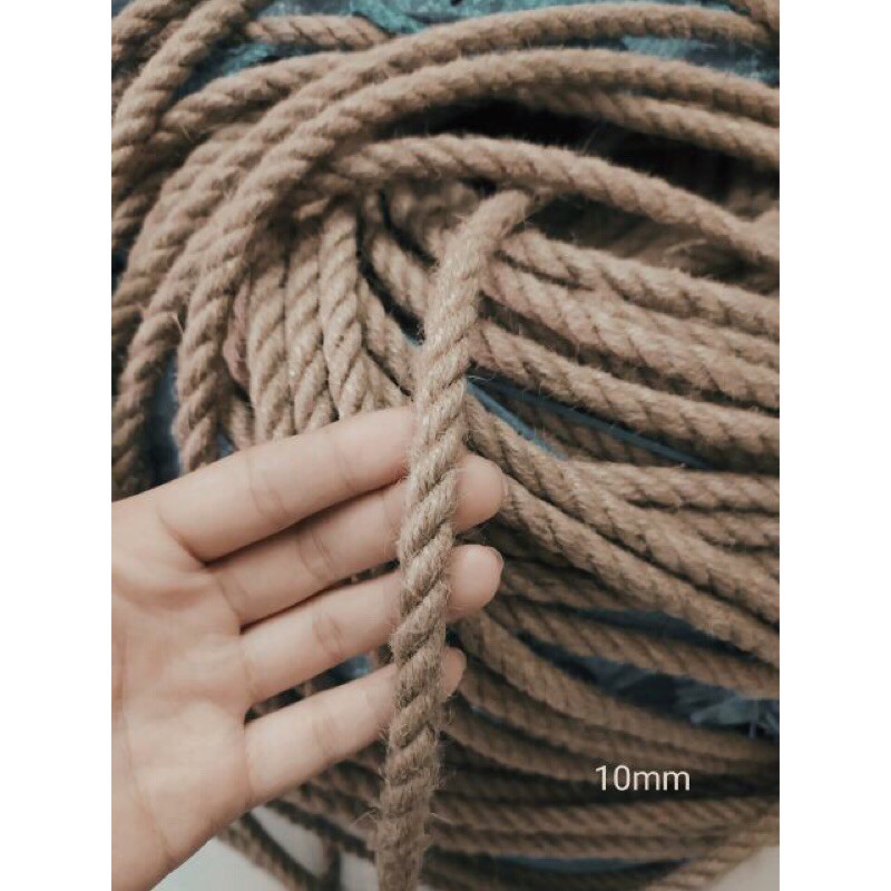 [Size 10mm]1M Dây thừng 10ly(10mm). Dây gai 10mm.