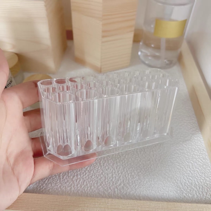 HOLIDAYNAIL Khay cắm cọ nail trong suốt 26 ô