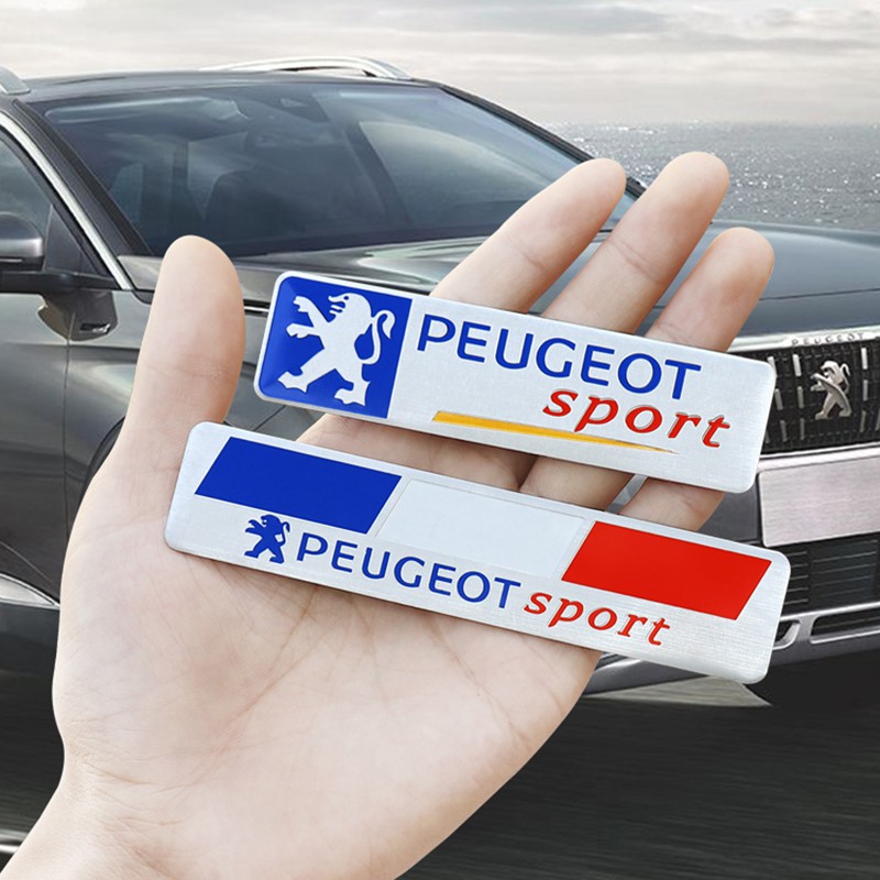 Miếng dán kim loại trang trí thân xe hơi Peugeot 5008 4008 308 208