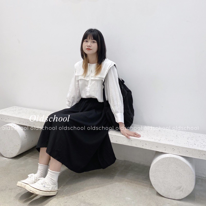 ÁO BABYDOLL REN CỔ BÈO (ảnh thật/sẵn/video)