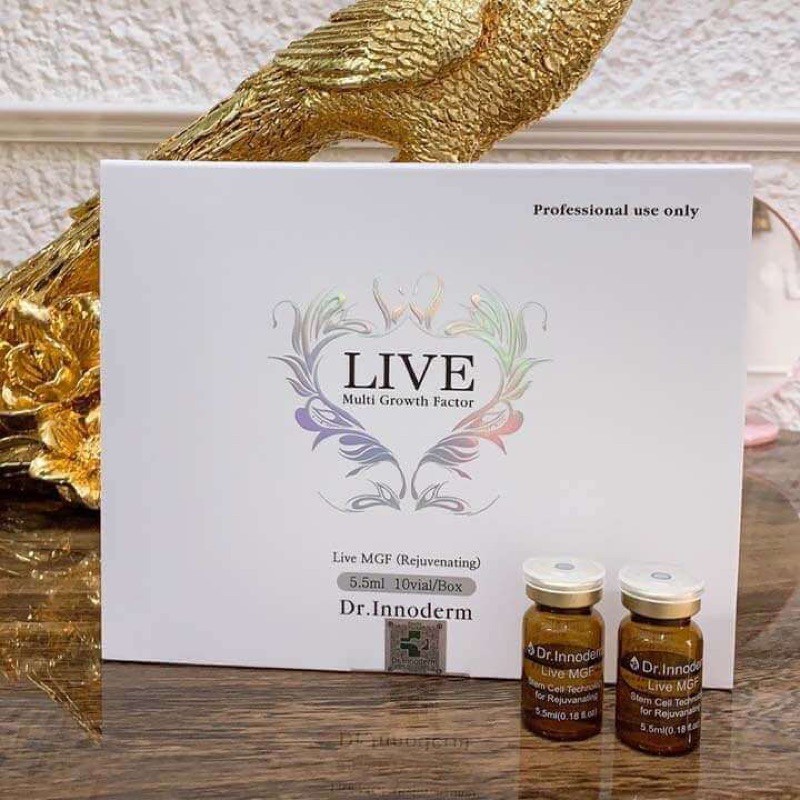 Tế Bào Gốc Dr. Innoderm Live MGF Nâu & Multi Whitening