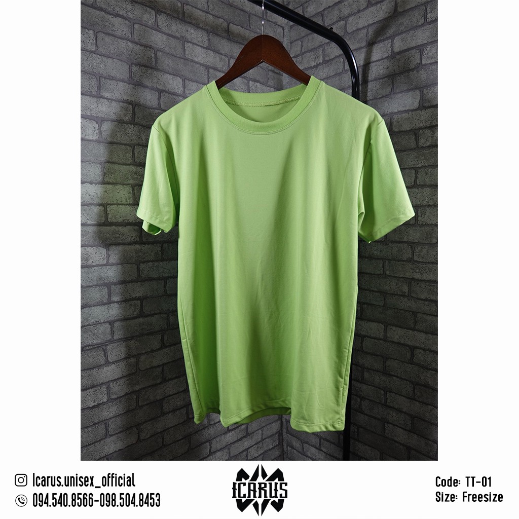 Áo Thun Icarus Unisex Form Rộng Phông Trơn Nhiều Màu | BigBuy360 - bigbuy360.vn