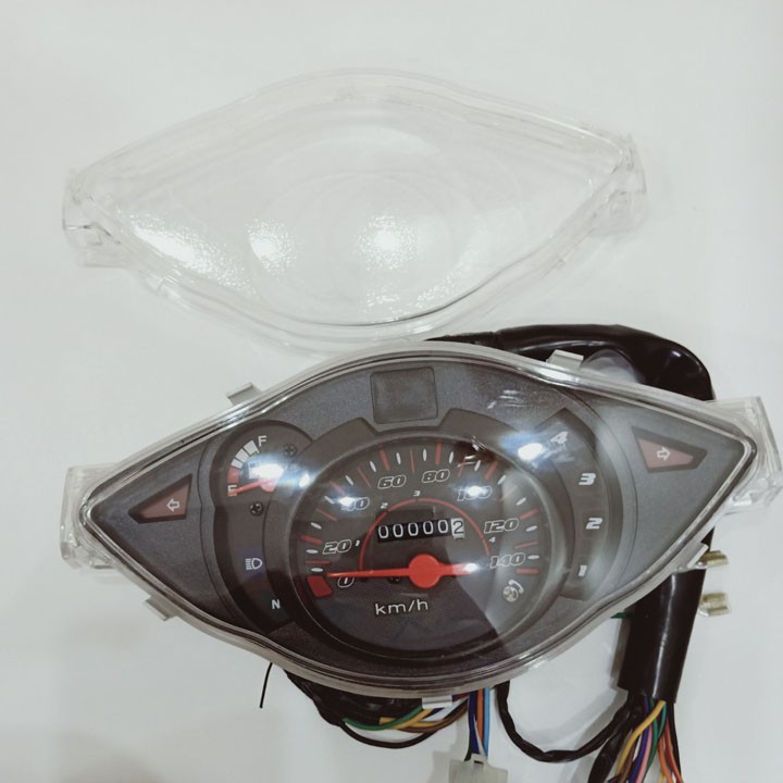 Đồng hồ điện tử xe Wave RS - Anpha - S100 đời 2006 đến 2016 [ GIÁ TỐT NHẤT]  Mặt kính đồng hồ xe -SPG-DG282+428