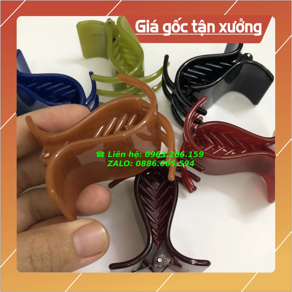 [HOT] Kẹp Tóc Càng Cua Đa Sắc 5 Răng To Dày Cá Tính, Thời Trang, Phong Cách, Chắc Chắn