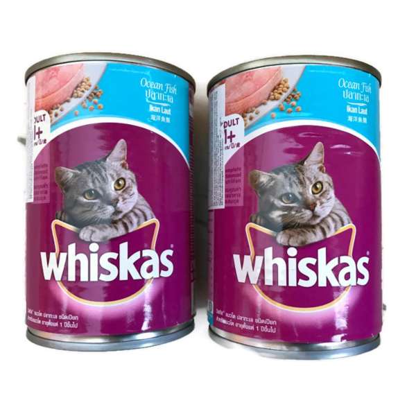 Pate whiskas lon 400g dành cho mèo thức ăn dinh dưỡng nhiều vị cá ngừ cá thu cá biển PetTools