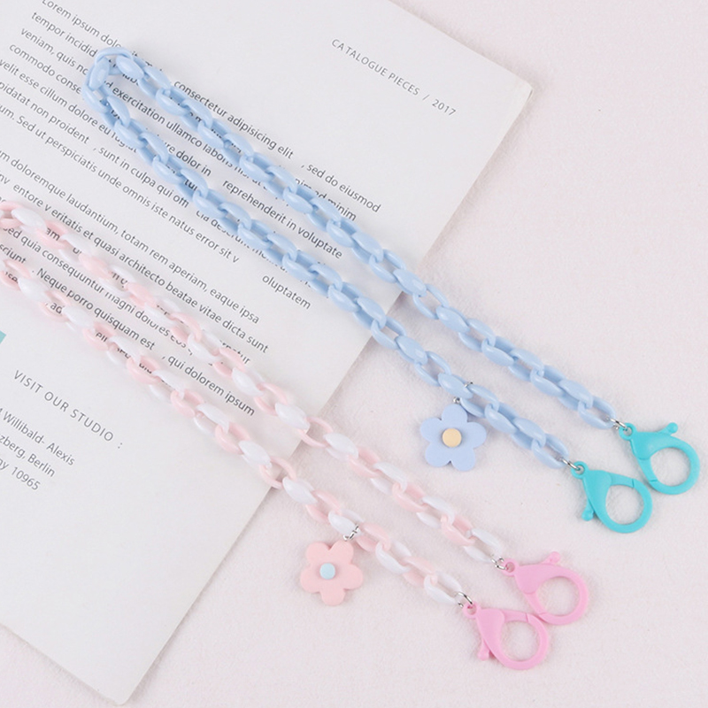 Dây đeo khẩu trang chống thất lạc hình bông hoa chất liệu acrylic