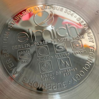 Chảo inox tráng sứ Elmich EL-5584 28CM