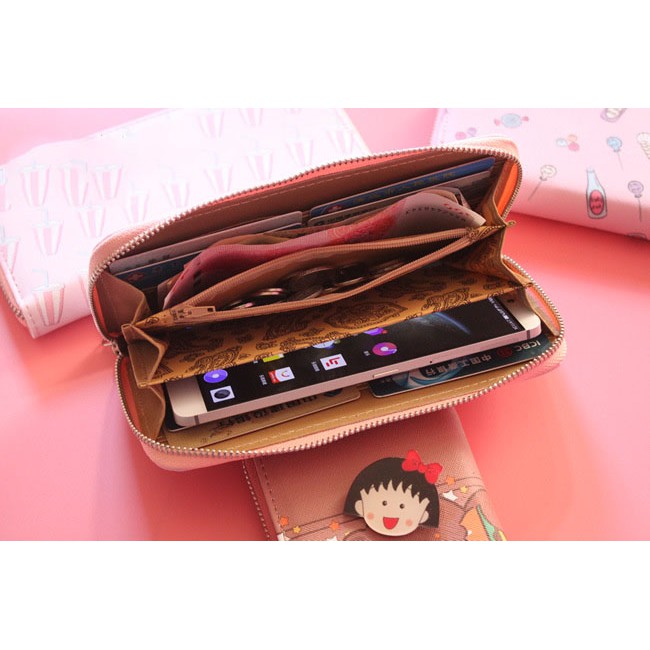 Bóp Ví Dài Cầm Tay Nữ Họa Tiết Trái Cây Hoạt Hình Xinh Lung Linh Đựng Vừa Ip 6,6+,7,7+,8,... | BigBuy360 - bigbuy360.vn