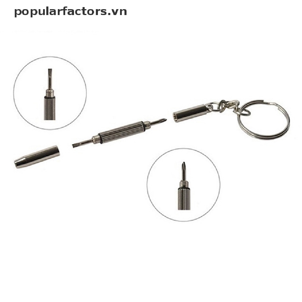 Bộ 2 Tuốc Nơ Vít Đầu Dẹt Đa Năng Sửa Chữa Móc Khóa
