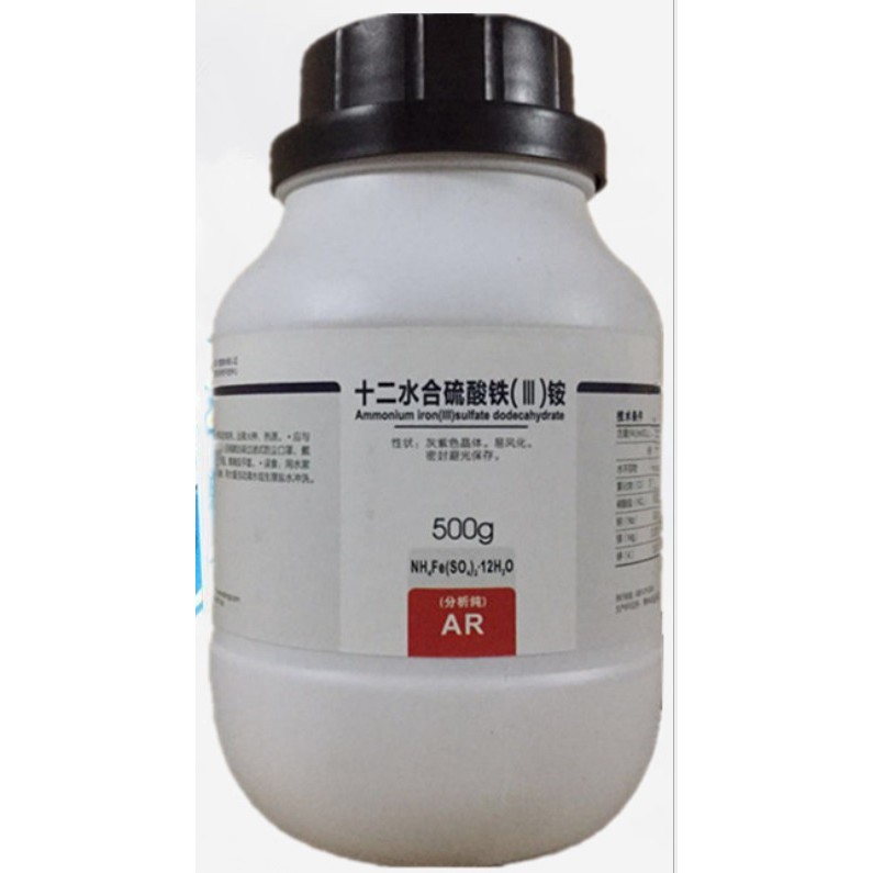 Ammonium iron(III) sulfate dodecahydrate CAS 7783-83-7 NH4Fe(SO4)2 lọ 500g NH4Fe(SO4)2.12H2O