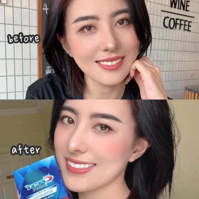 Miếng dán trắng răng Crest 3D Professional White