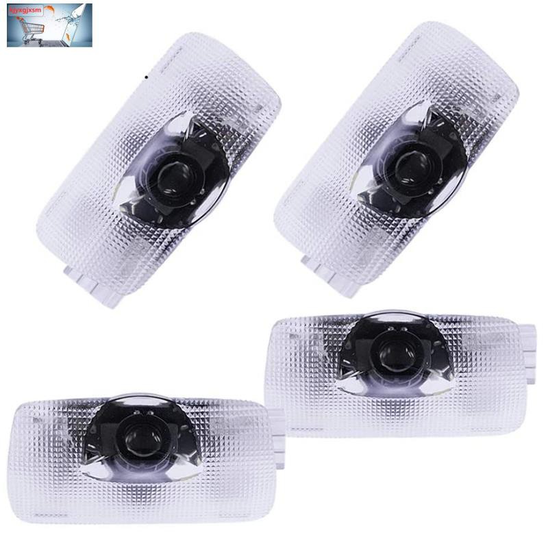 Bộ 4 Đèn Led 3d Chiếu Logo Gắn Cửa Xe Hơi Toyota Highlander / Camry / Prius / Sienna / Tundra