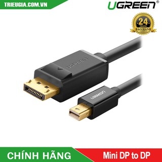 Cáp Mini DisplayPort To Displayport Dài 1,5M Ugreen Hỗ Trợ Độ Phân Giải 4k*2k -10477 10476