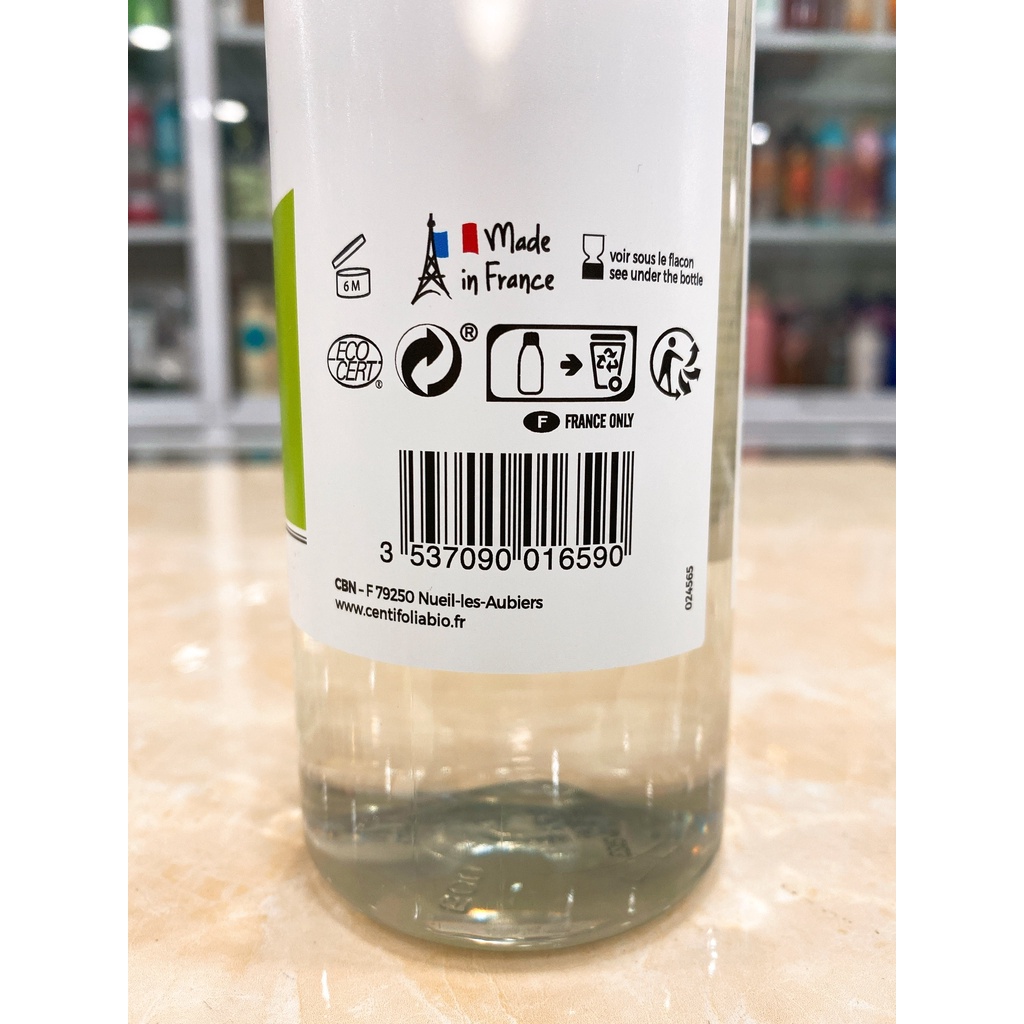 Nước Tẩy Trang Rau Má Centifolia Pháp 500ml