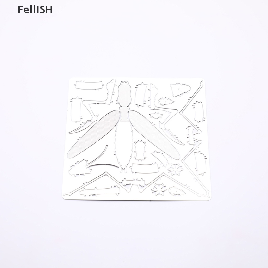 Đồ Chơi Lắp Ráp Hình Côn Trùng 3D Bằng Kim Loại Thủ Công DIY 439br