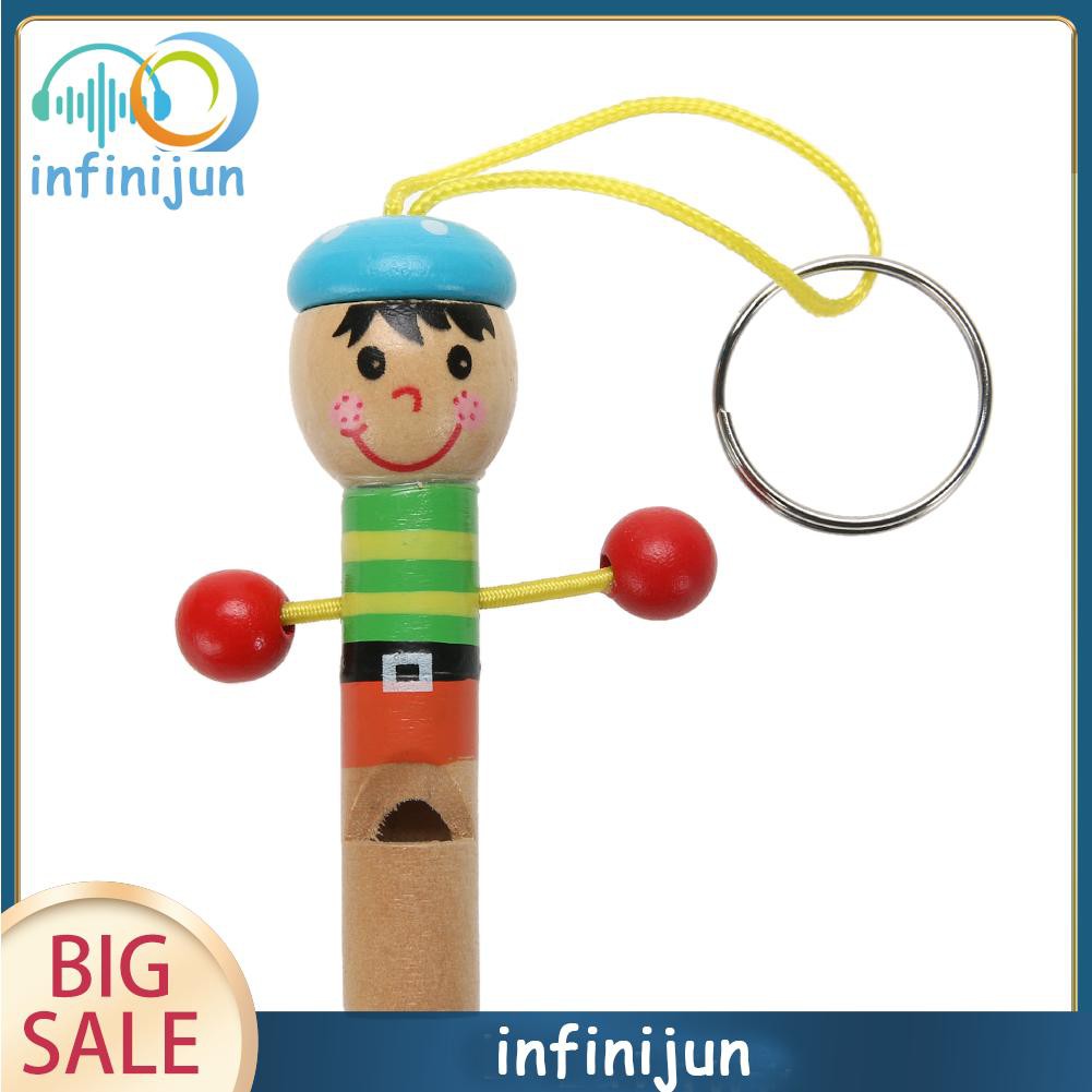 Còi Gỗ Hình Cướp Biển Nhiều Màu Sắc Dễ Thương Cho Bé
