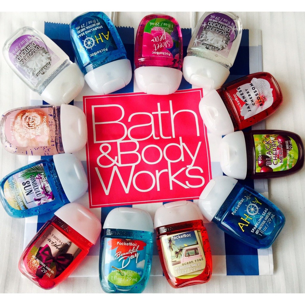 Gel Rửa Tay Khô Bath&amp;Body Works Anti Bacterial Hand Gel (29ml)