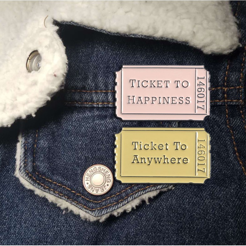 Pin cài áo Ticket to