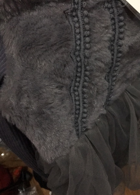 Váy voan tay len lót nỉ cho bé gái