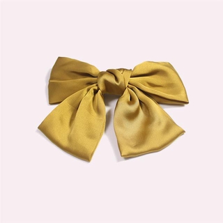 Kẹp Tóc Nơ Lụa Satin Phong Cách Hàn Quốc Dành Cho Nữ