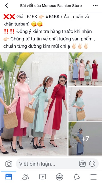 [Thanh lý] Áo dài cách tân Monoco Shop