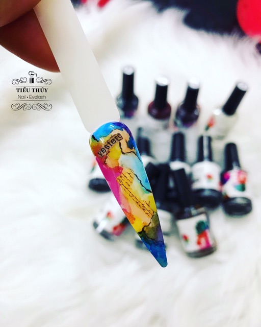 Set cồn loang vân đá cherry nine