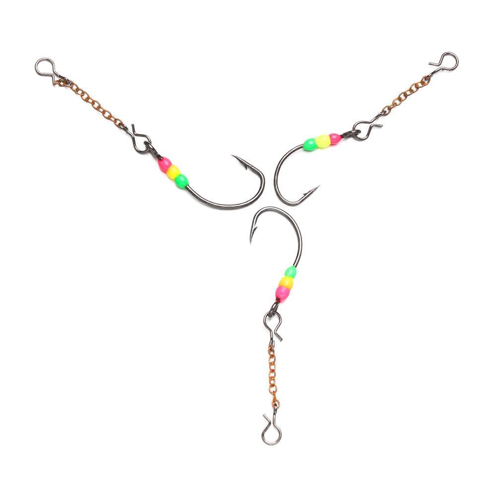 MYRONGVN Set 5 Lưỡi Câu Cá Cứng # 2 # 4 # 6 # Chất Lượng Cao