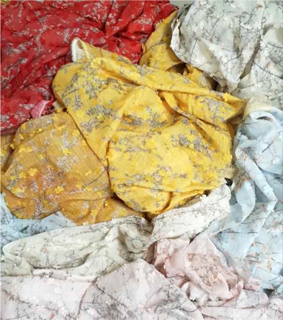 V189🌈 VẢI ORGANZA 3D CAO CẤP HOẠ TIẾT NHẬT BẢN MAY ĐỒ CHO DOLL, OBITSU, DIY, HANDMADE, QUILTING, SCRUNCHIES, DECOR..