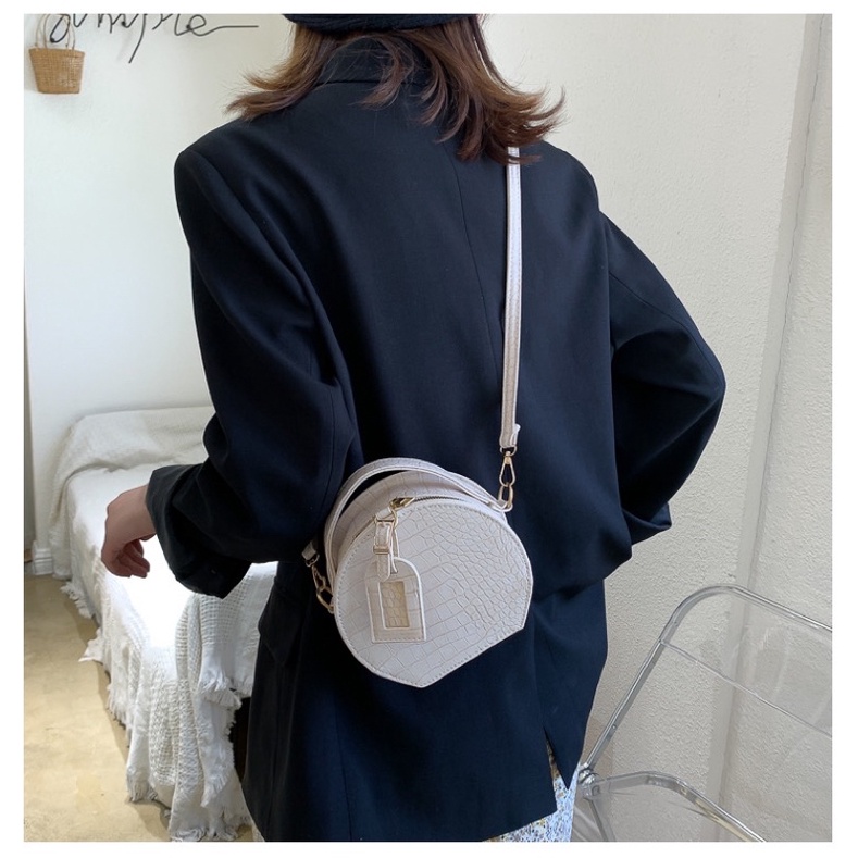 SALE-TÚI ĐEO CHÉO DÁNG TRÒN 7195